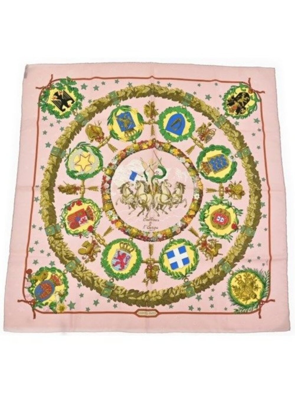 Hermes Bandana Scarf Pink